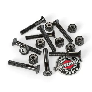 Independent Trucks 1" Genuine Parts Black Phillips Bolts Skateboard Hardware