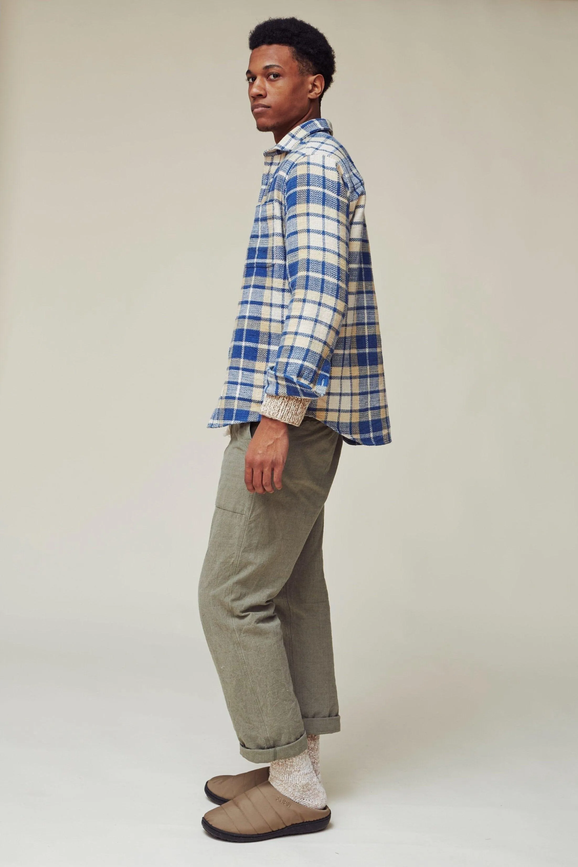INDI ASH - Ames Work Shirt - Santa Fe Big Plaid
