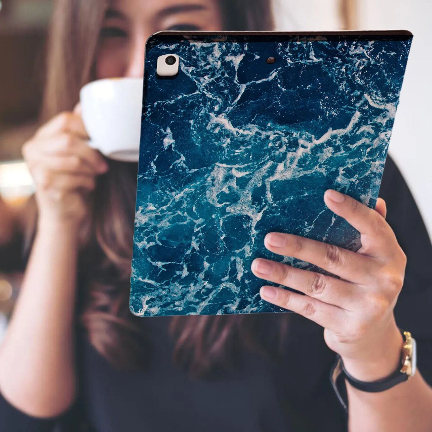 iPad Folio Case - Ocean