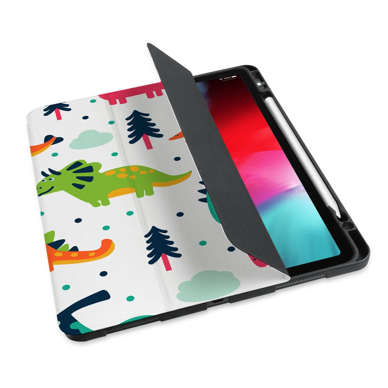 iPad Trifold Case - Dinosaur