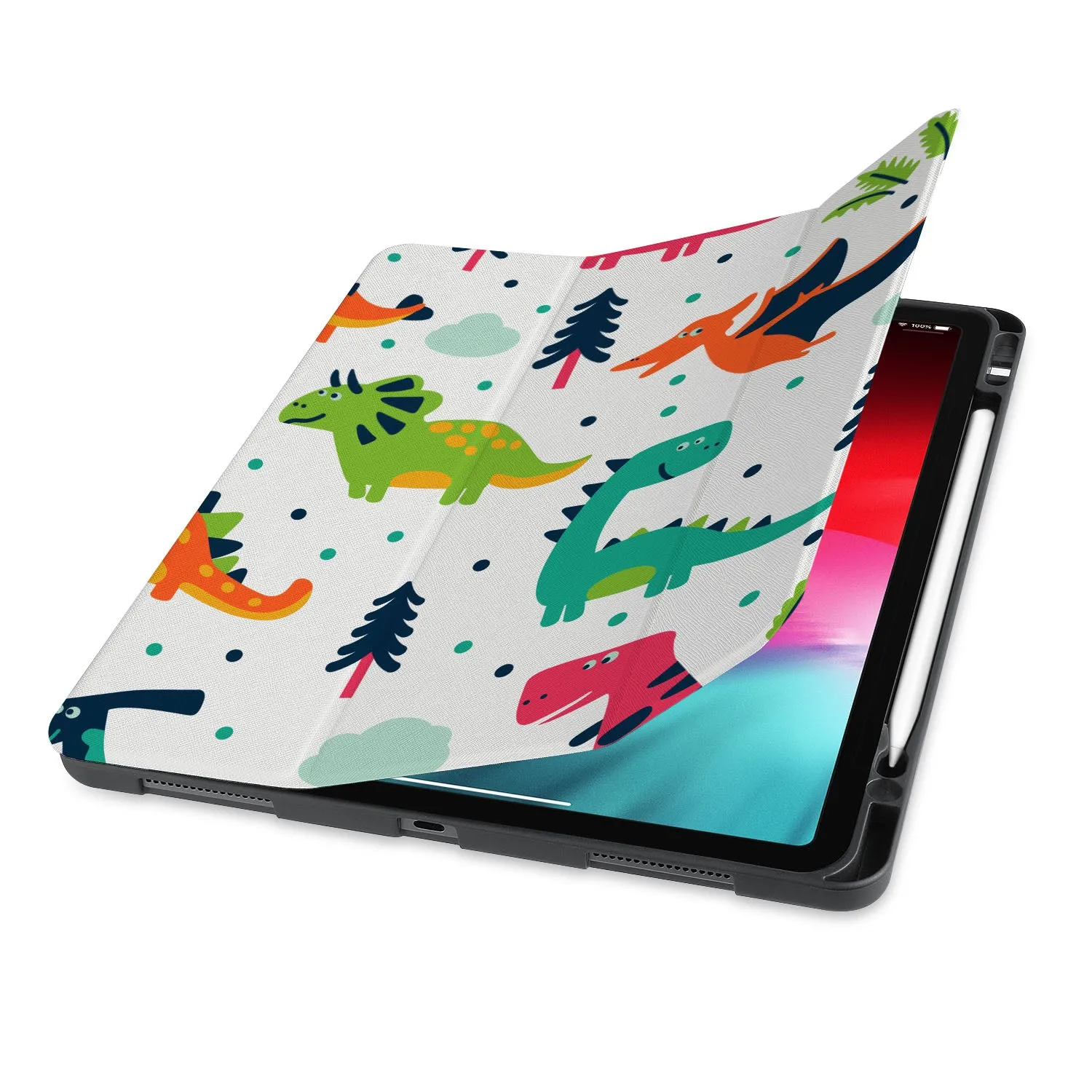 iPad Trifold Case - Dinosaur