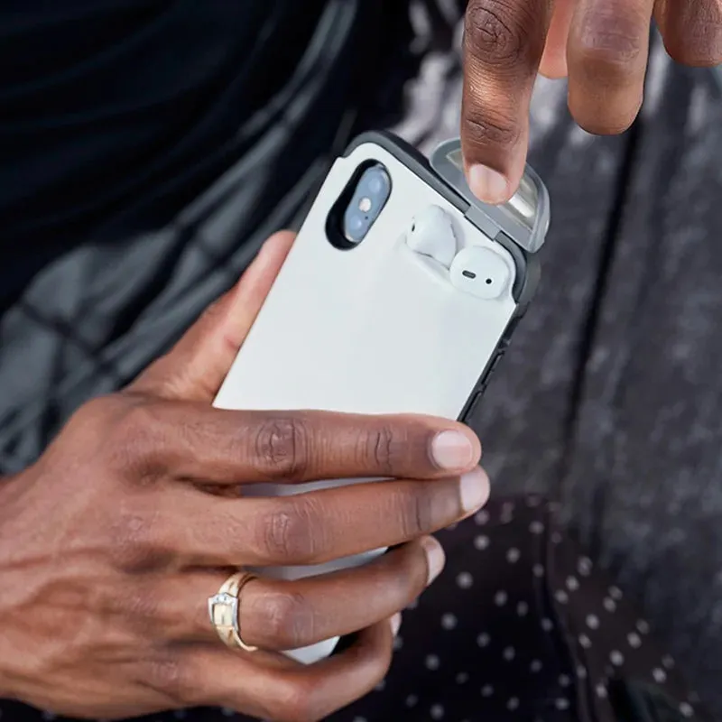 Iphone Case With Airpods Holder