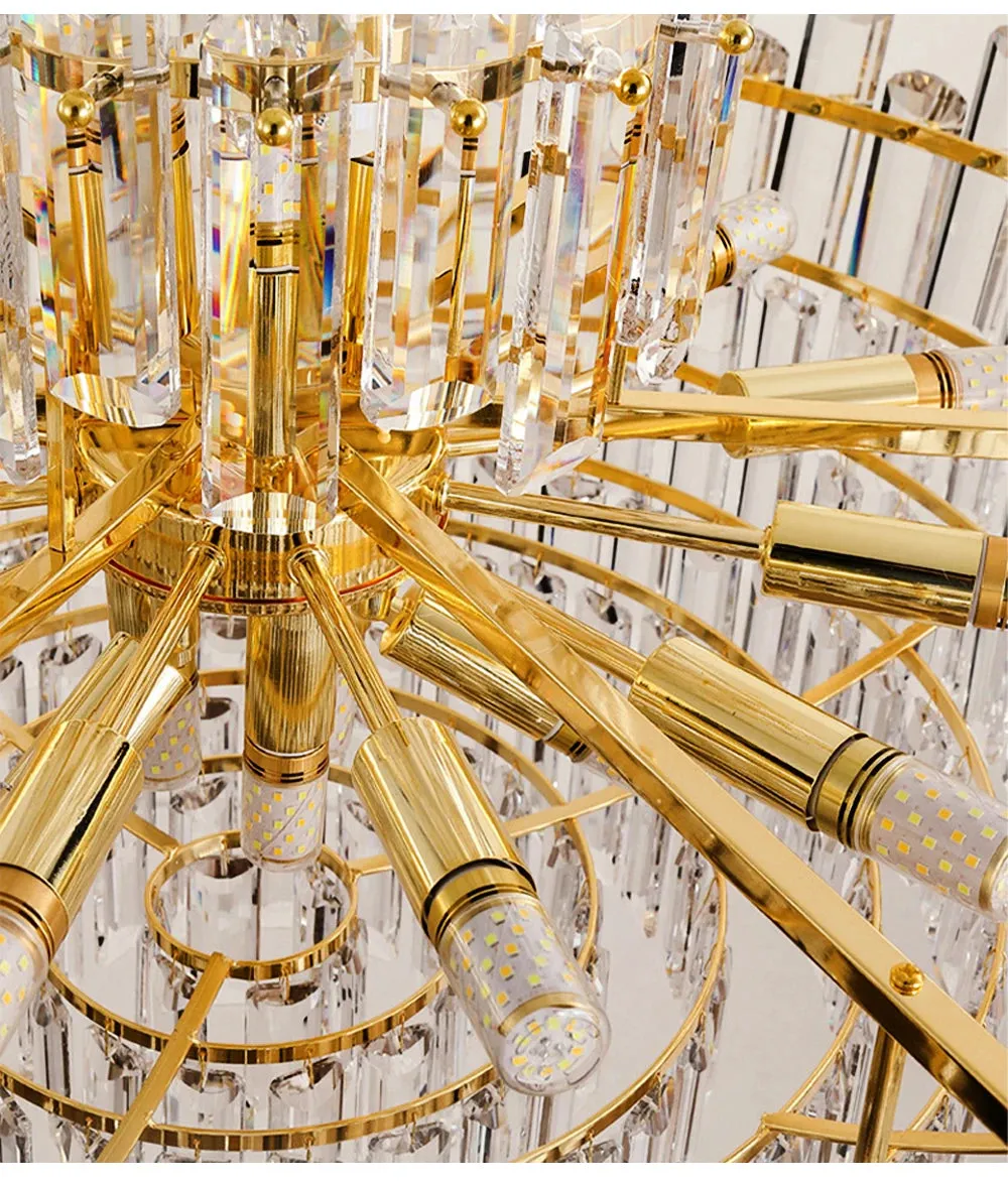 Jomnore Maison Artistic LED Luxury Crystal Chandelier