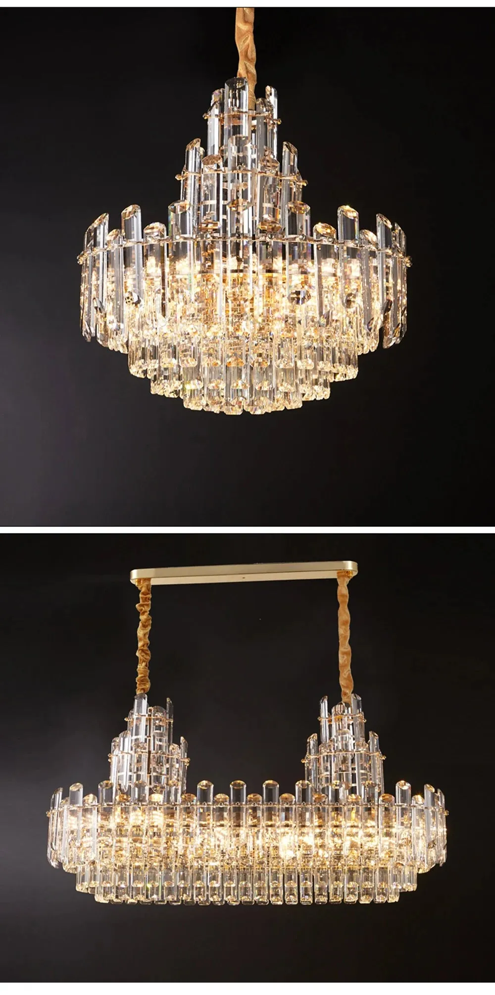 Jomnore Maison Artistic LED Luxury Crystal Chandelier