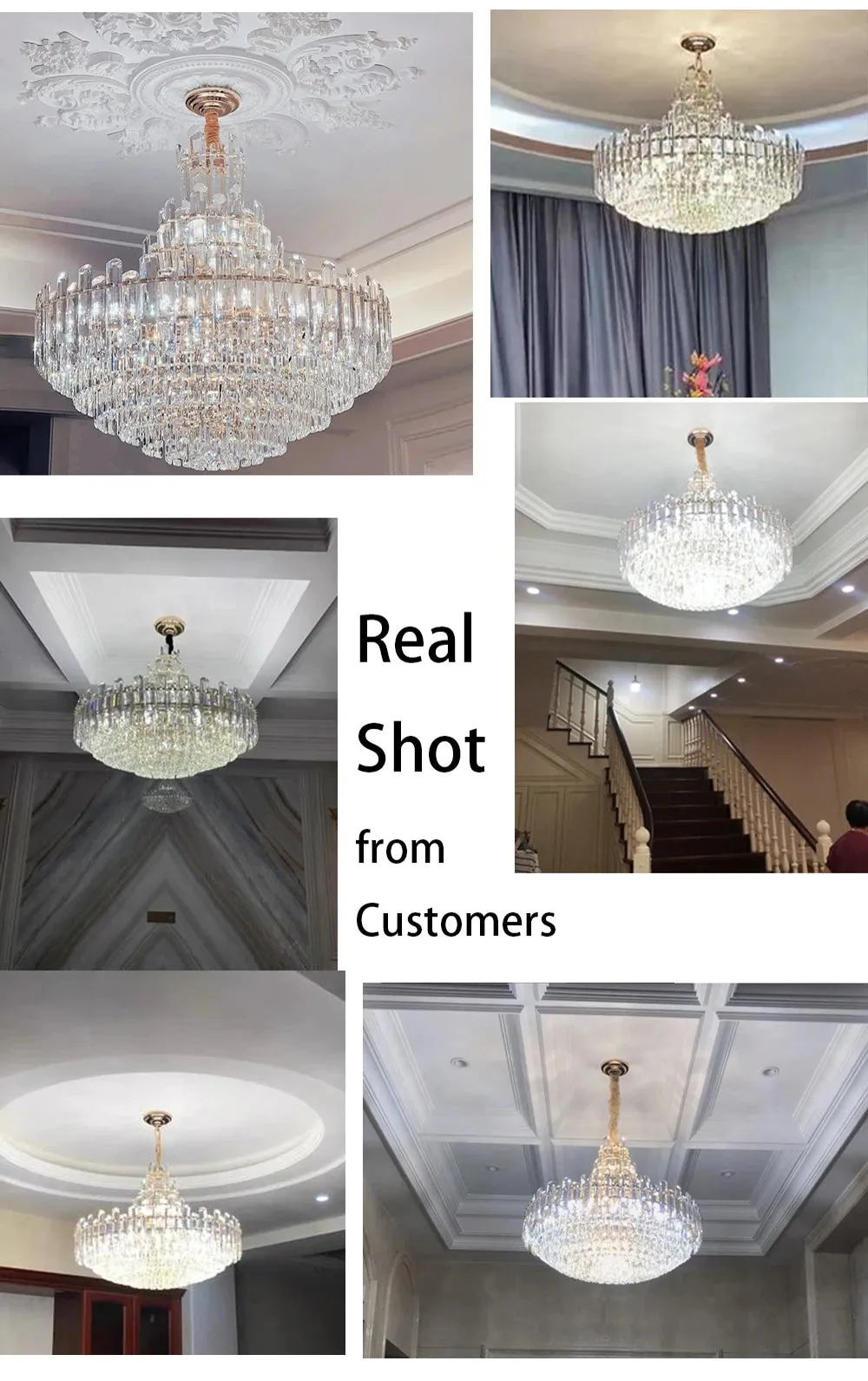 Jomnore Maison Artistic LED Luxury Crystal Chandelier