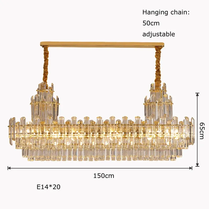 Jomnore Maison Artistic LED Luxury Crystal Chandelier