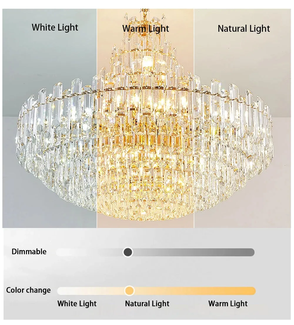 Jomnore Maison Artistic LED Luxury Crystal Chandelier