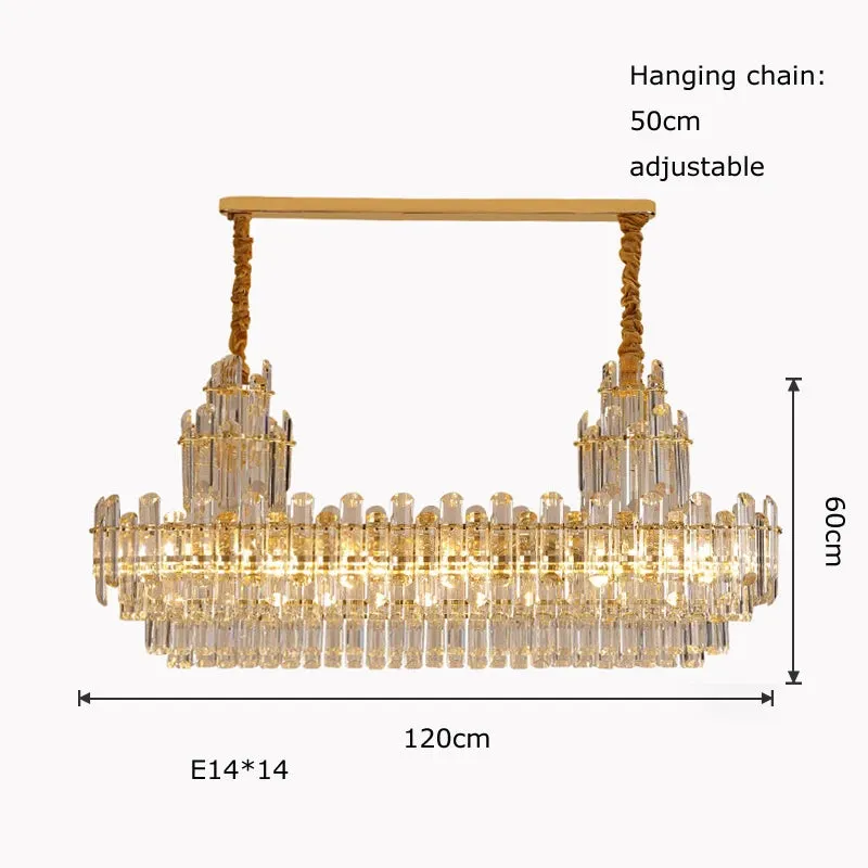 Jomnore Maison Artistic LED Luxury Crystal Chandelier