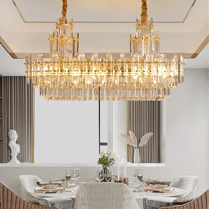 Jomnore Maison Artistic LED Luxury Crystal Chandelier