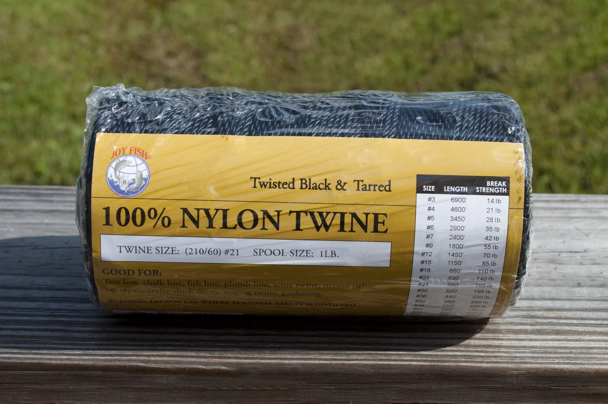 Joy Fish Nylon Black & Bonded Mending Twine