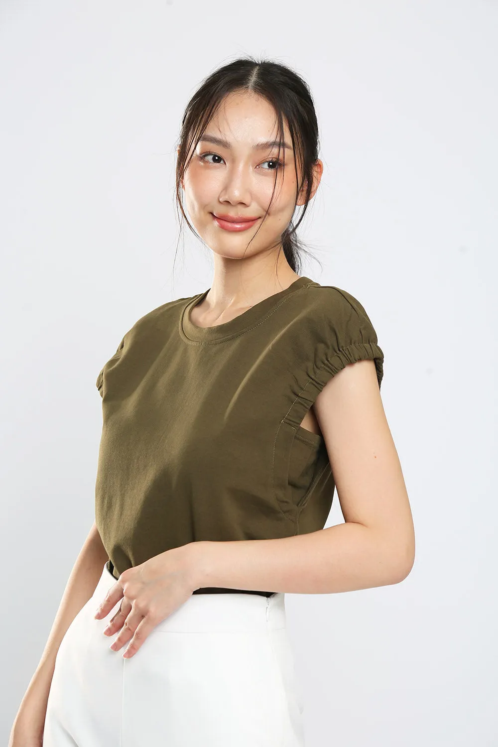 Kaleni Top in Olive