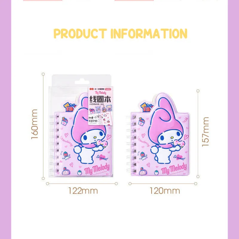 Kawaii Sanrio Character Cute Shaped Notebooks
