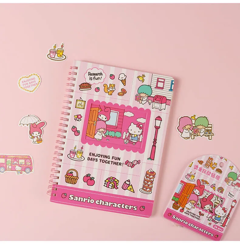 Kawaii Sanrio Characters Loose-leaf Notebook A5