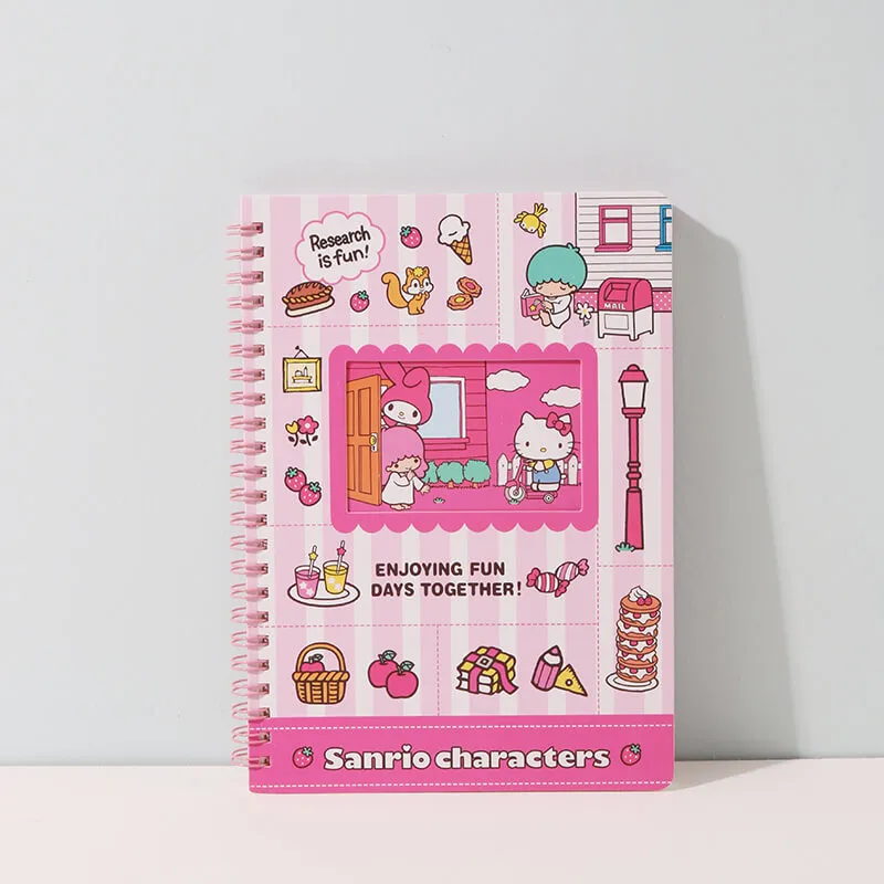 Kawaii Sanrio Characters Loose-leaf Notebook A5