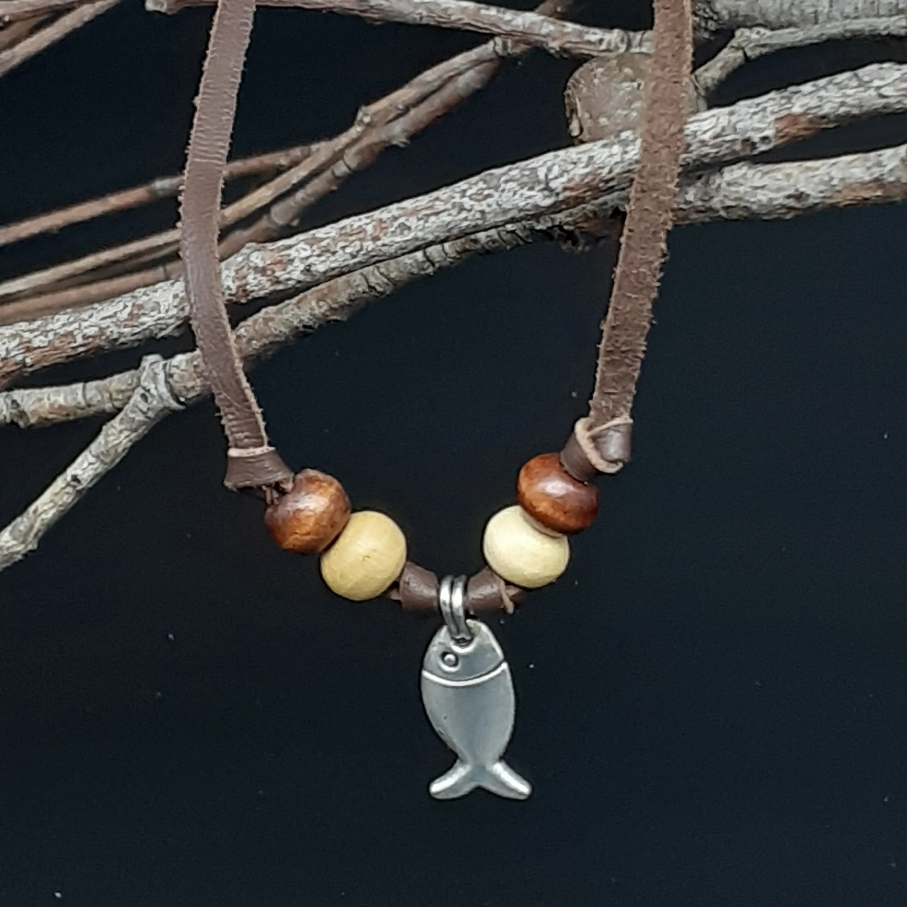 Kid's Leather Necklace