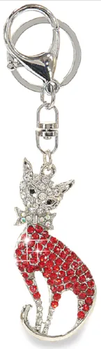 Kitty Cat Purse Charm/Key Ring