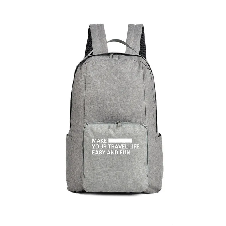 Korean casual backpack