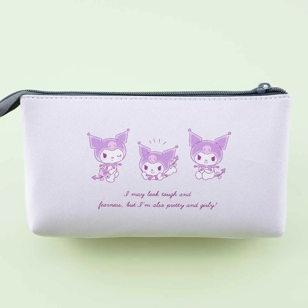 Kuromi Heart Sweets 3-Pocket Pencil Case