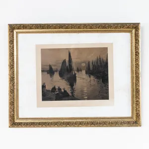 Large Gilt Wood Frame