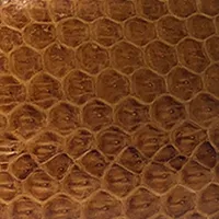 Light Brown Snakeskin Leather Belt