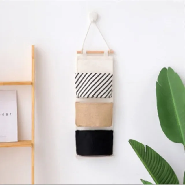 Linen Hanging Storage Bag