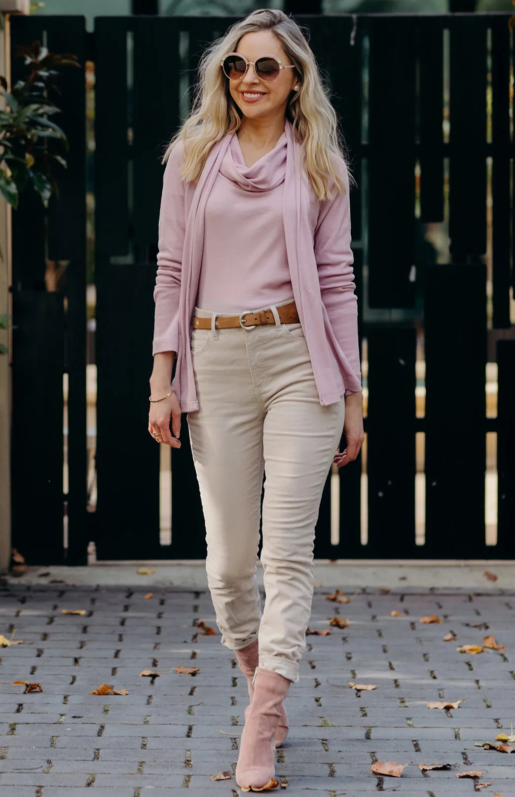 Long Sleeve Cowl Neck Top