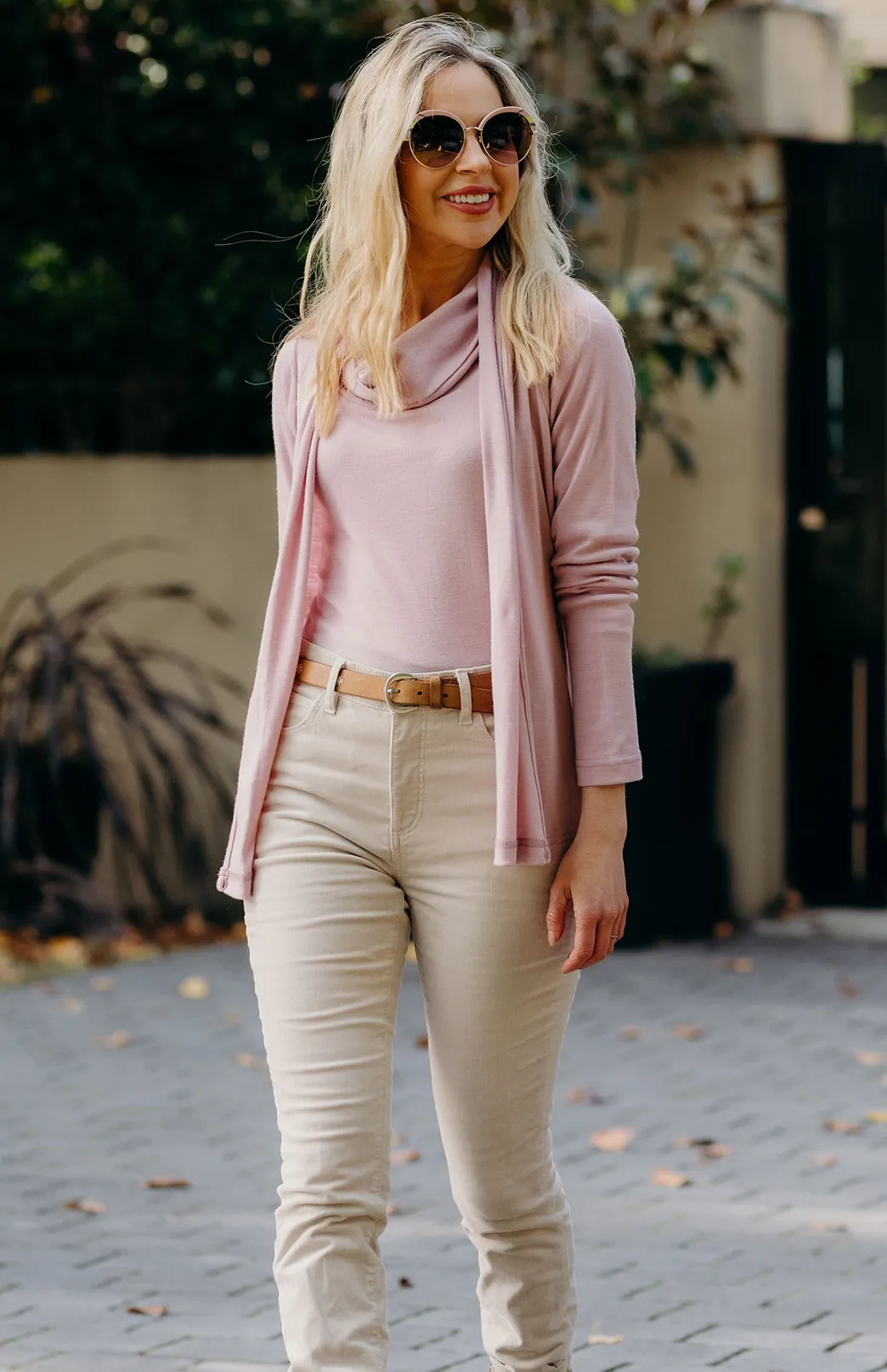 Long Sleeve Cowl Neck Top