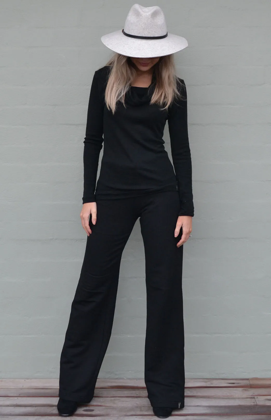 Long Sleeve Cowl Neck Top