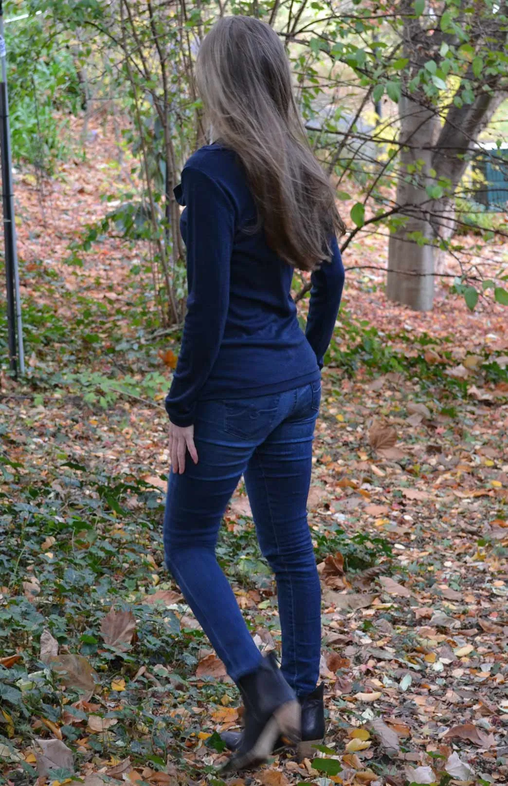 Long Sleeve Cowl Neck Top