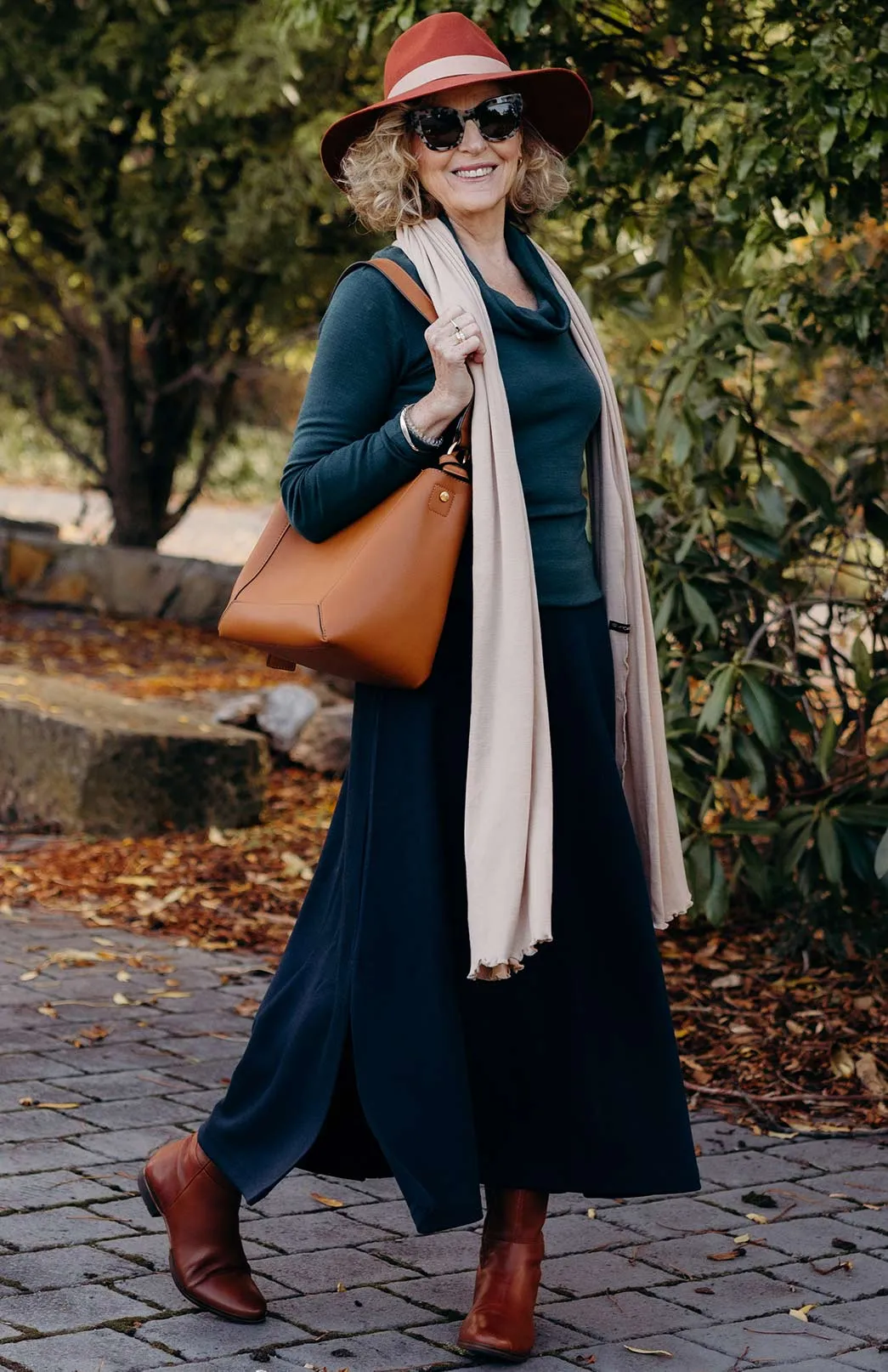 Long Sleeve Cowl Neck Top