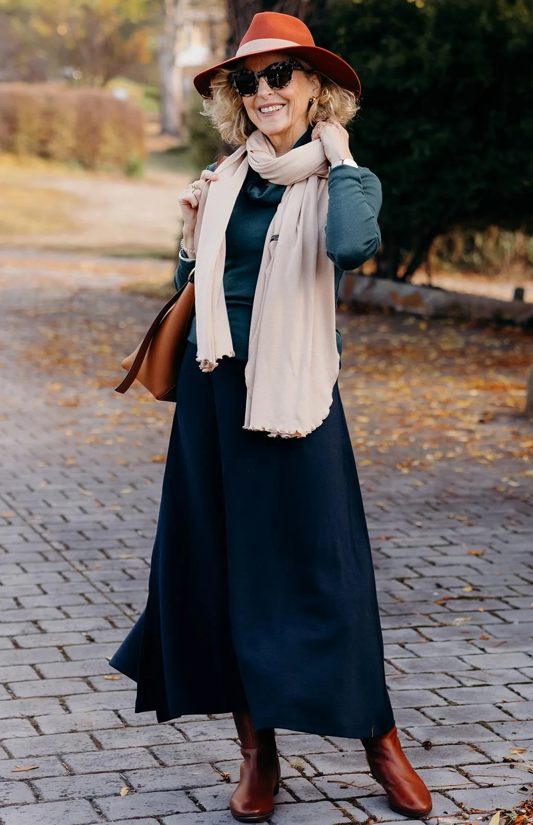 Long Sleeve Cowl Neck Top