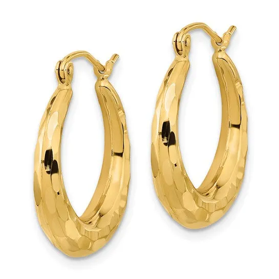 Luxe Textured Hoops