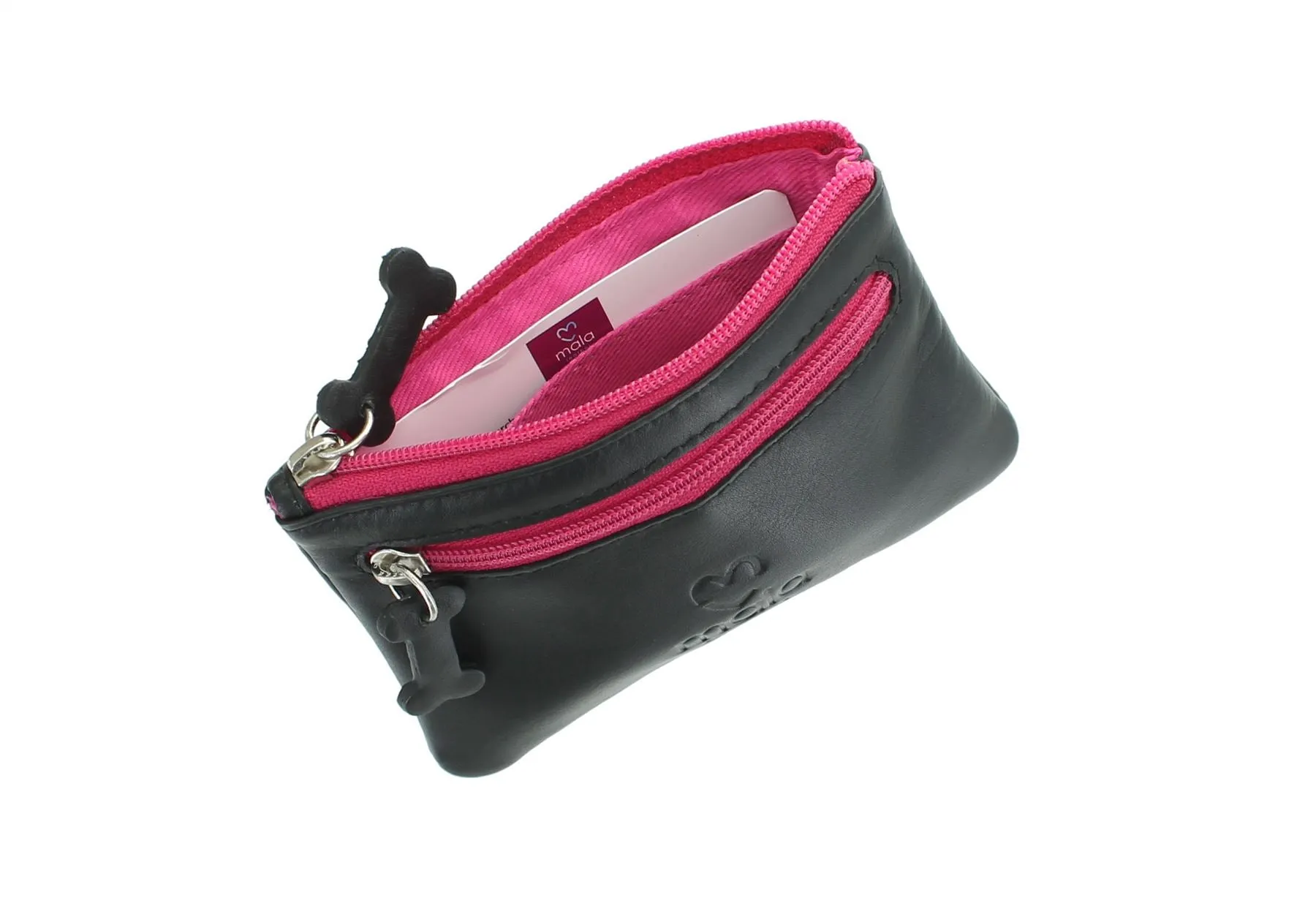 Mala Leather BEST FRIENDS Collection Sausage Dog Leather Coin Purse 4133_65