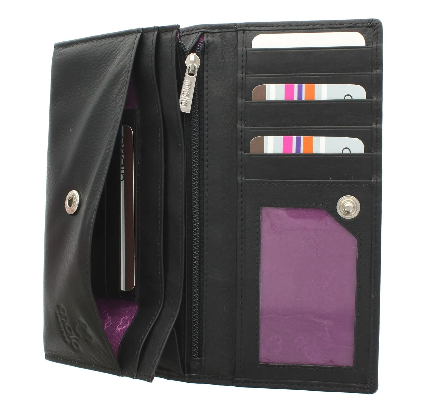 Mala Leather ORIGIN Collection Leather Purse with RFID Protection 3272_5