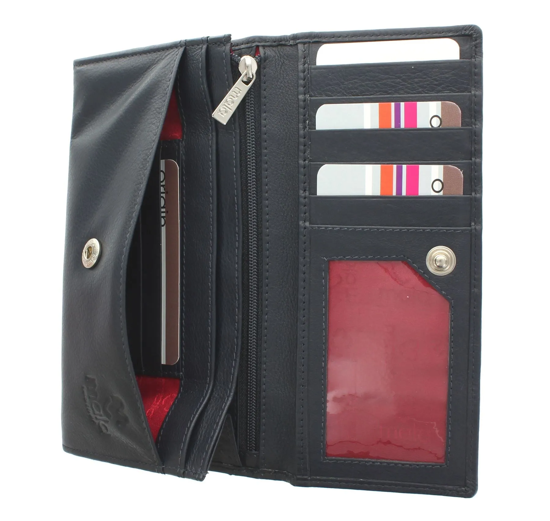 Mala Leather ORIGIN Collection Leather Purse with RFID Protection 3272_5