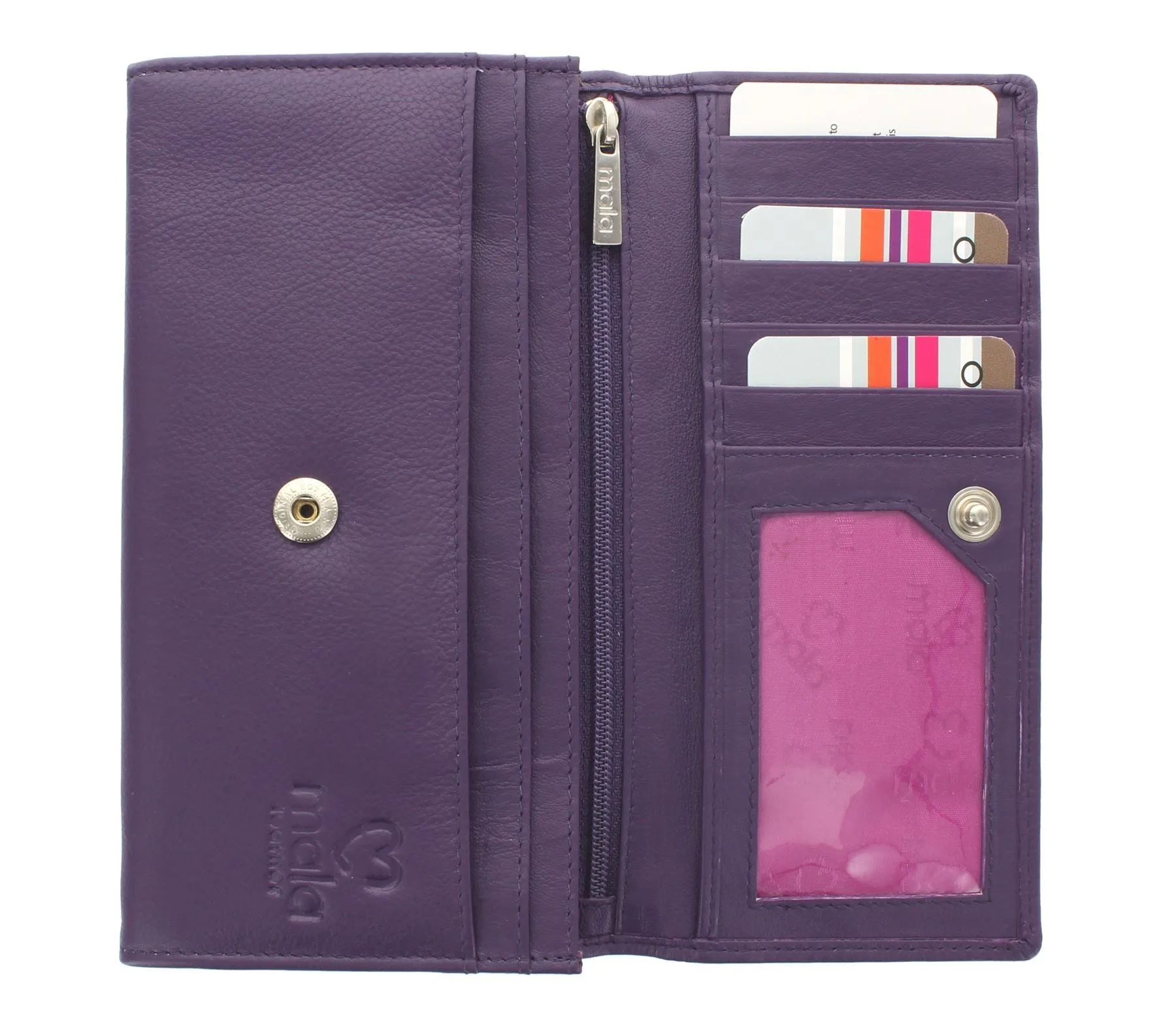 Mala Leather ORIGIN Collection Leather Purse with RFID Protection 3272_5