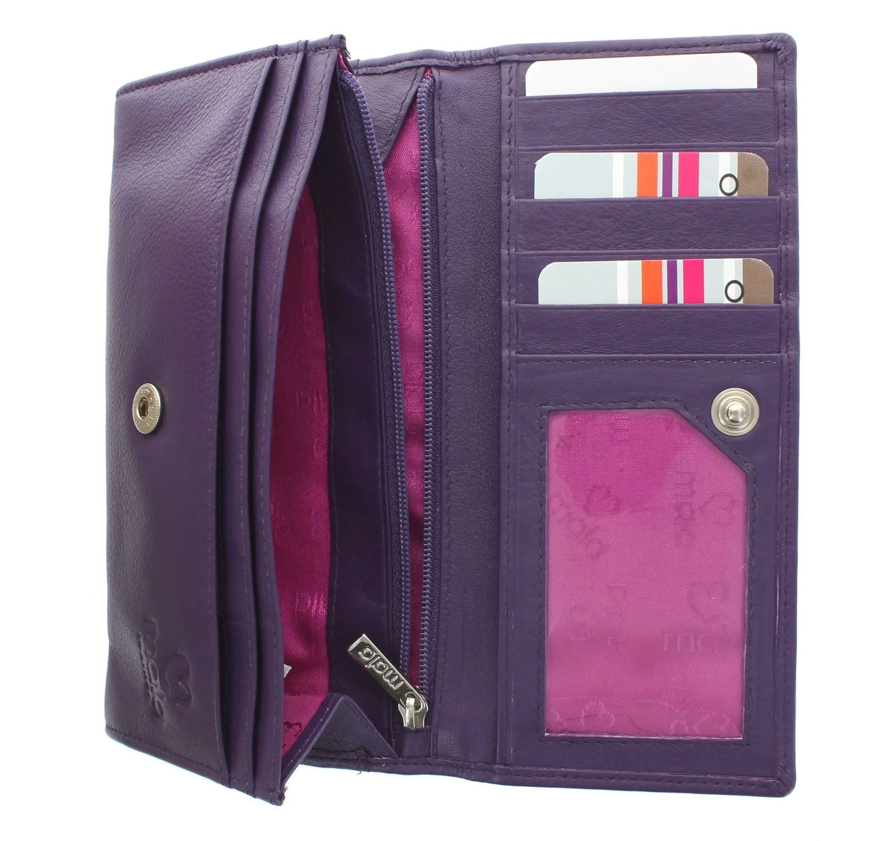Mala Leather ORIGIN Collection Leather Purse with RFID Protection 3272_5