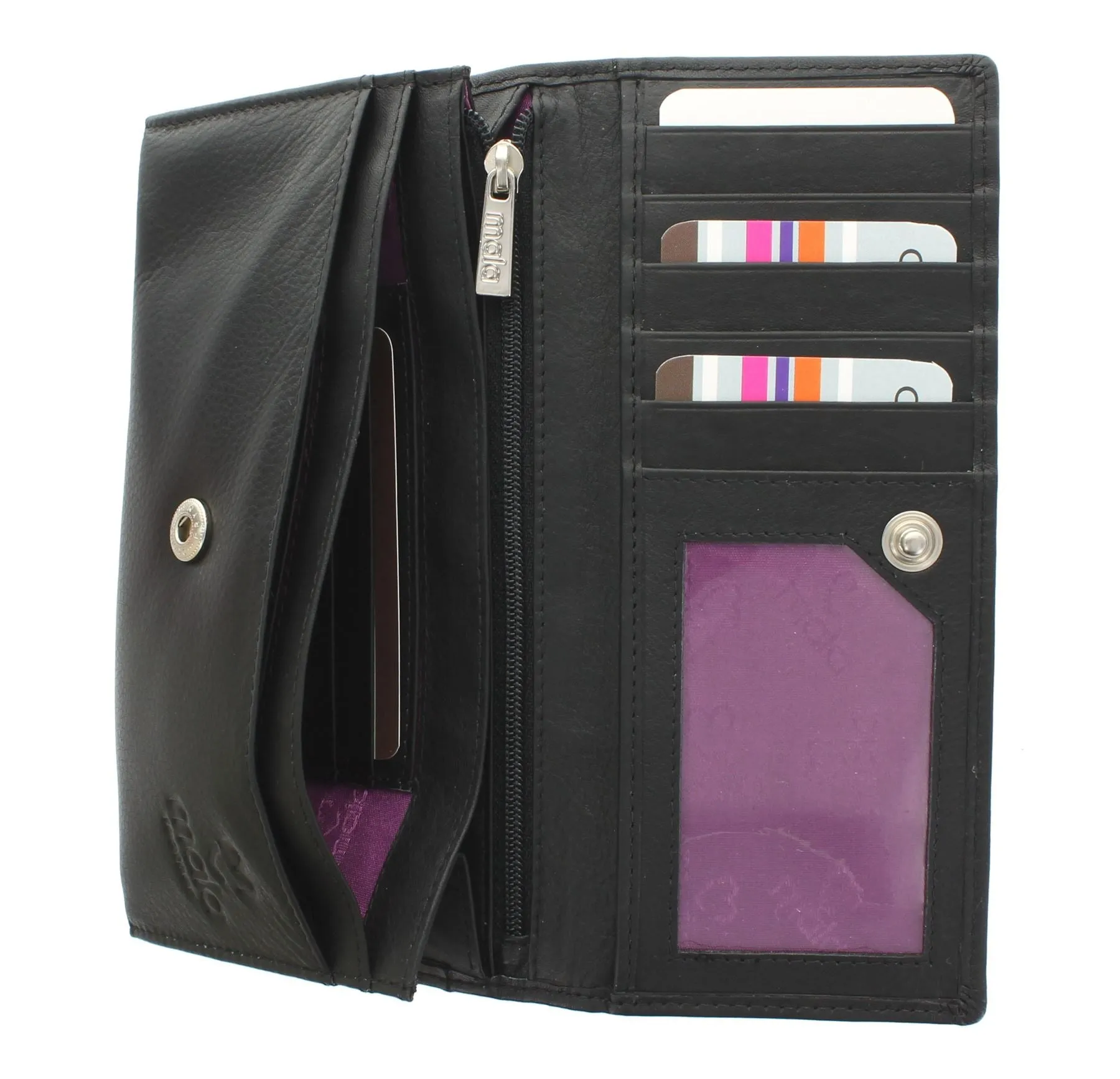 Mala Leather ORIGIN Collection Leather Purse with RFID Protection 3272_5
