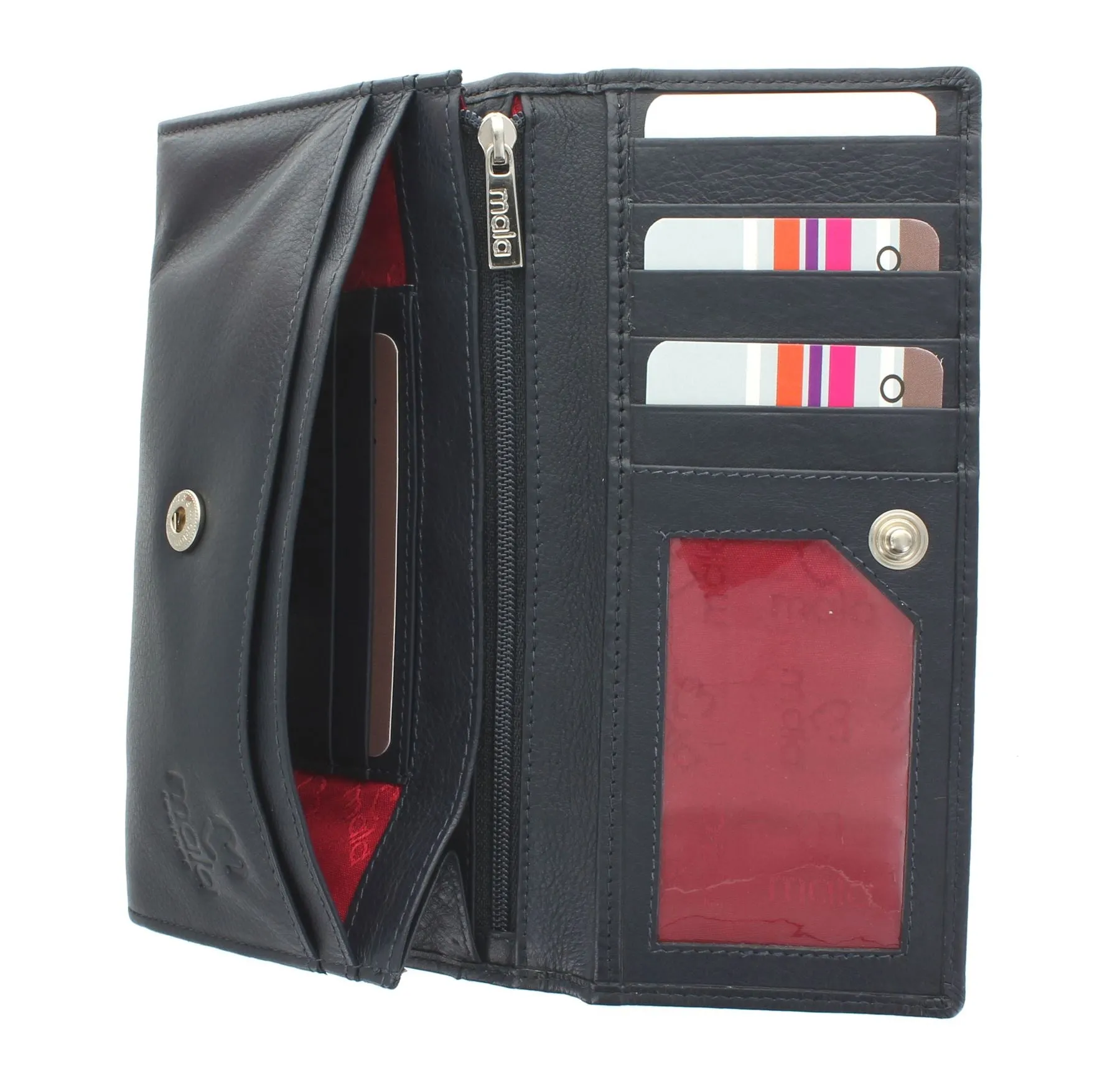 Mala Leather ORIGIN Collection Leather Purse with RFID Protection 3272_5
