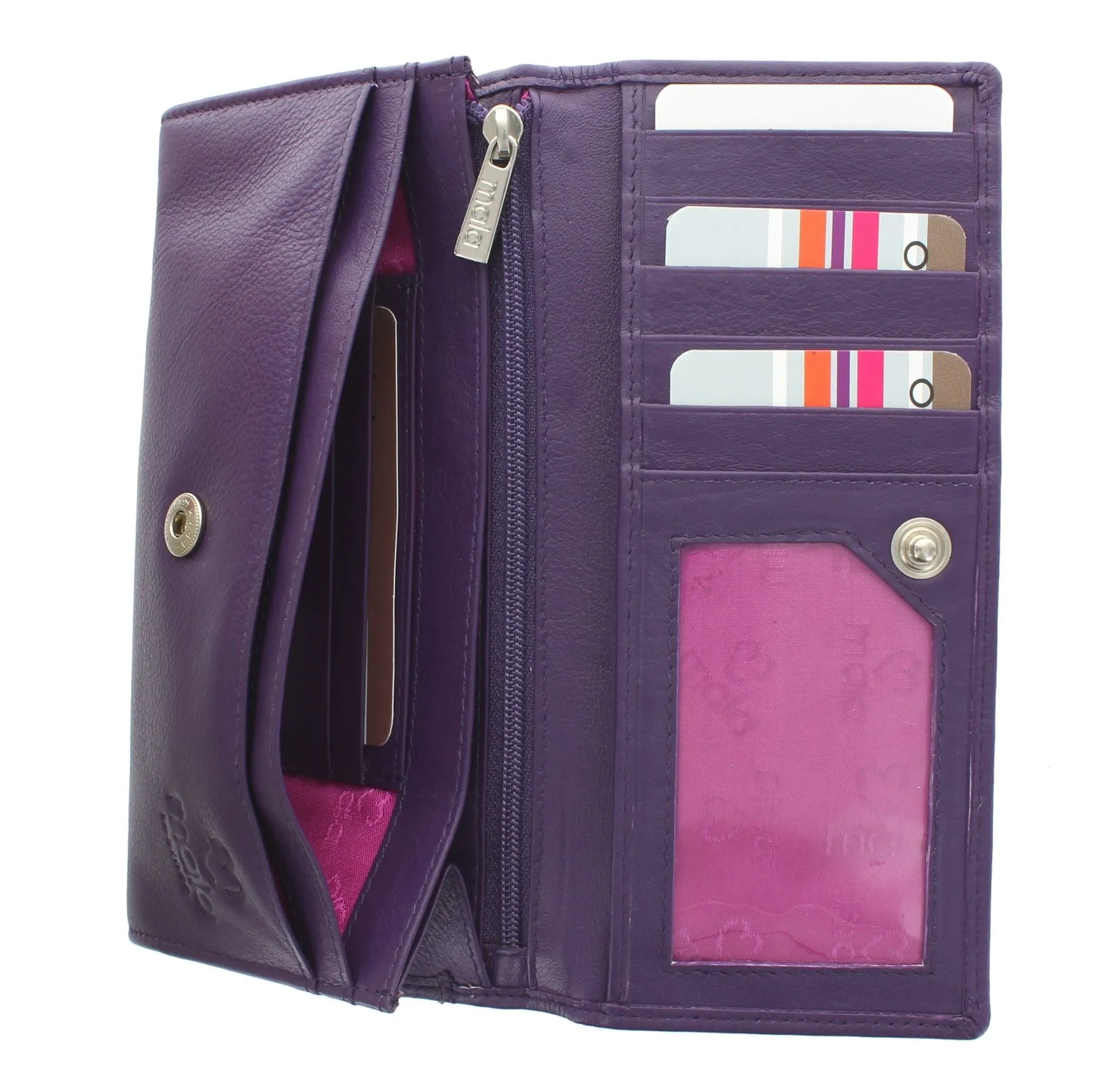 Mala Leather ORIGIN Collection Leather Purse with RFID Protection 3272_5