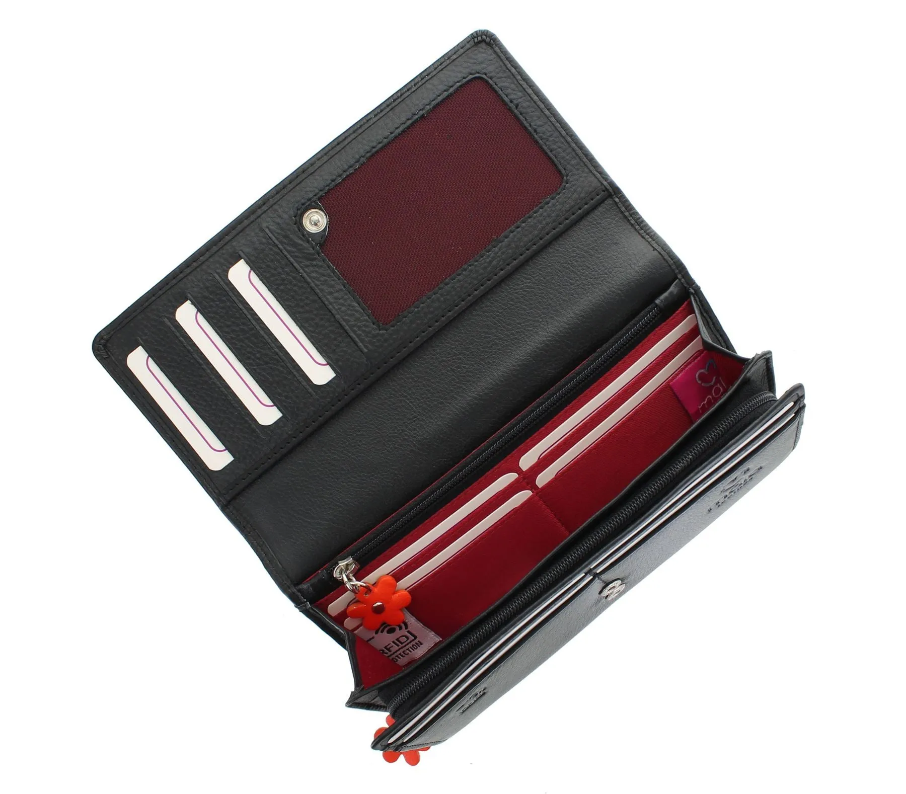 Mala Leather ROBIN Collection Ladies Leather Purse With RFID Protection 3407_97