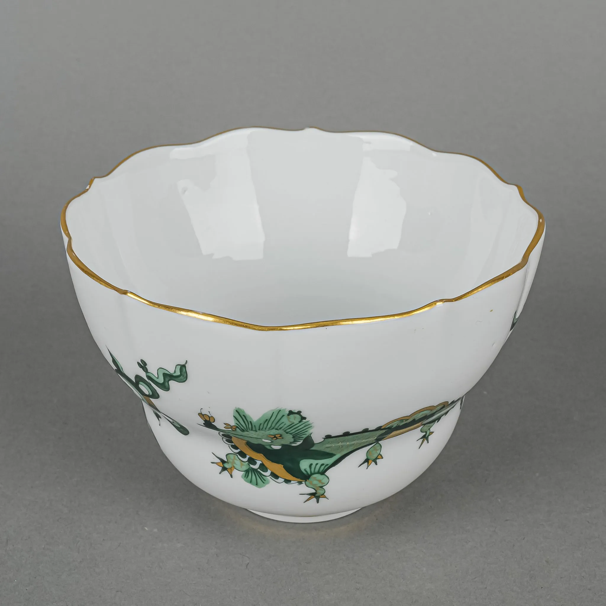 MEISSEN Ornate Dragon Round Bowl