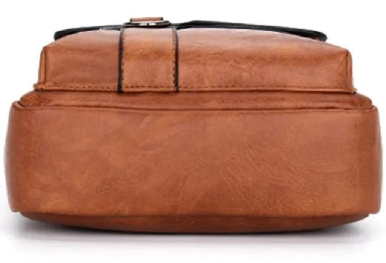 Men's Casual Leather Large Capacity Shoulder Bag