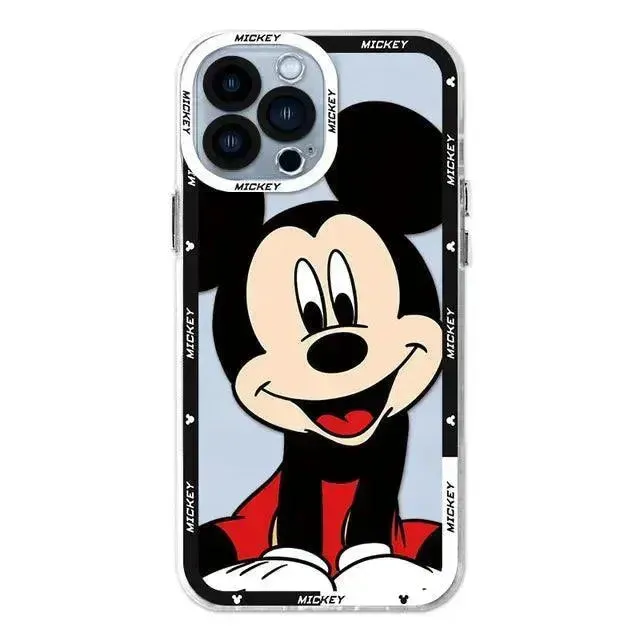 Mickey Minnie Clear Phone Case (For iPhones)