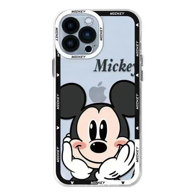 Mickey Minnie Clear Phone Case (For iPhones)