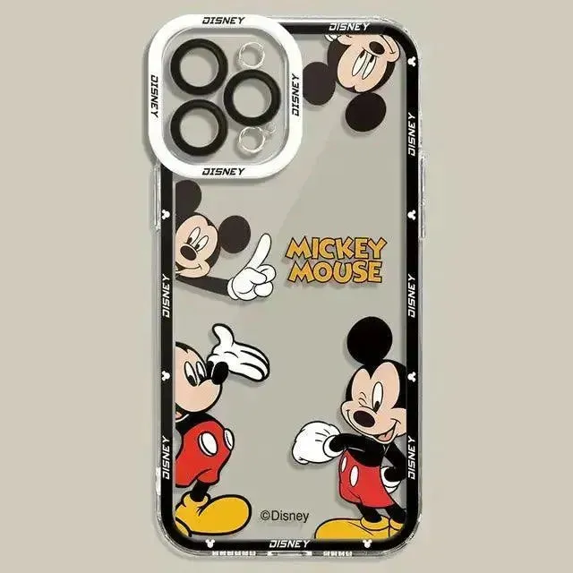 Mickey Minnie Clear Phone Case (For iPhones)
