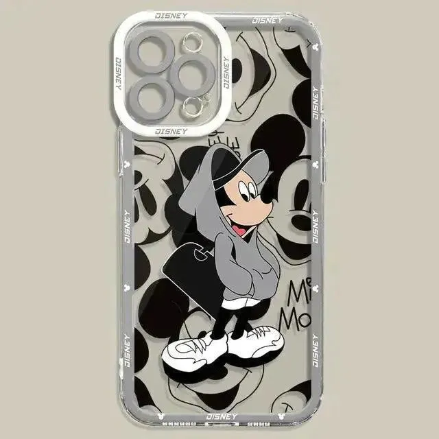 Mickey Minnie Clear Phone Case (For iPhones)