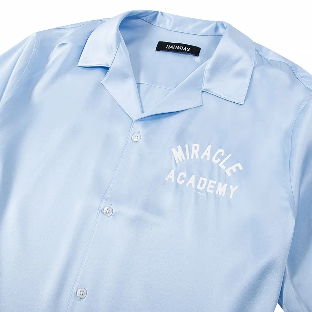 Miracle Academy Silk Shirt | Light Blue