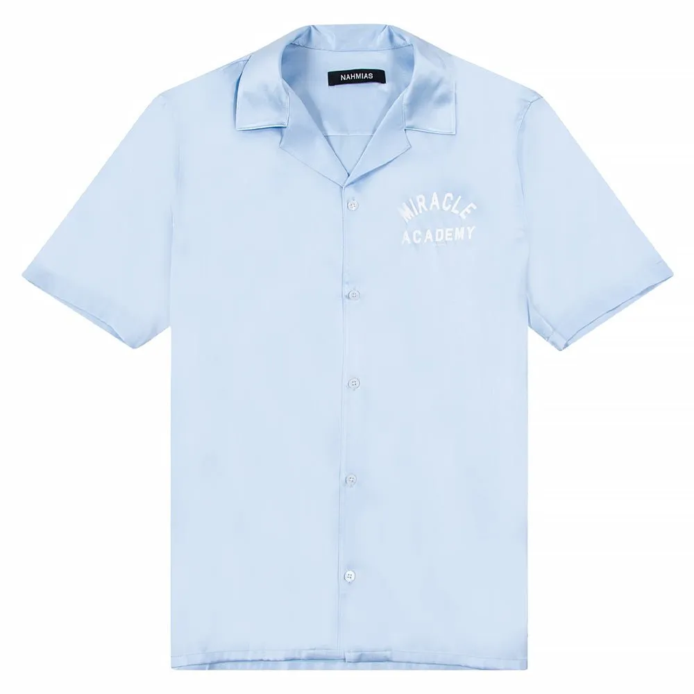 Miracle Academy Silk Shirt | Light Blue