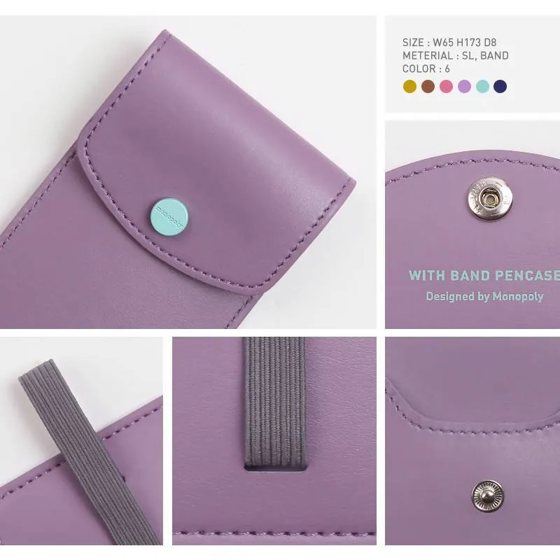 Monopoly Elastic Pen Case V.3 Lavender